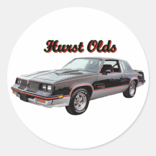 Olds: Hurst Classic Round Sticker