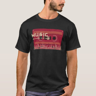 OldSchool 80s 90s Retro Music Tape T-Shirt