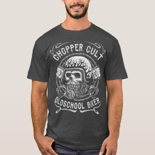 Oldschool Chopper-Cult Cooles Biker Motiv  950 T-Shirt