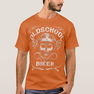 Oldschool Cooles Biker Motiv 1252 T-Shirt