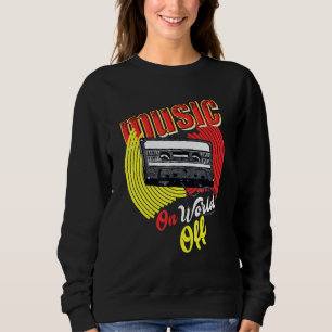 Oldschool Music Ghetto Blaster Vintage Style 2 Sweatshirt