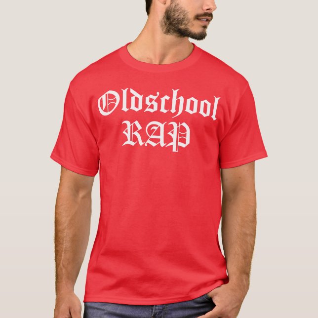 oldschool rap friends T-Shirt (Front)