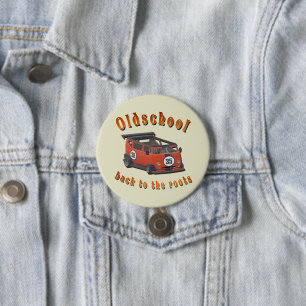 Oldschool Speed - Back to the roots! 7.5 Cm Round Badge