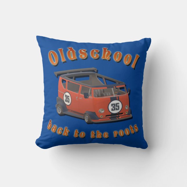 Oldschool Speed - ​Back to the roots! Cushion (Front)