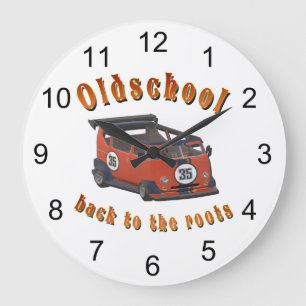 Oldschool Speed - ​Back to the roots! Large Clock