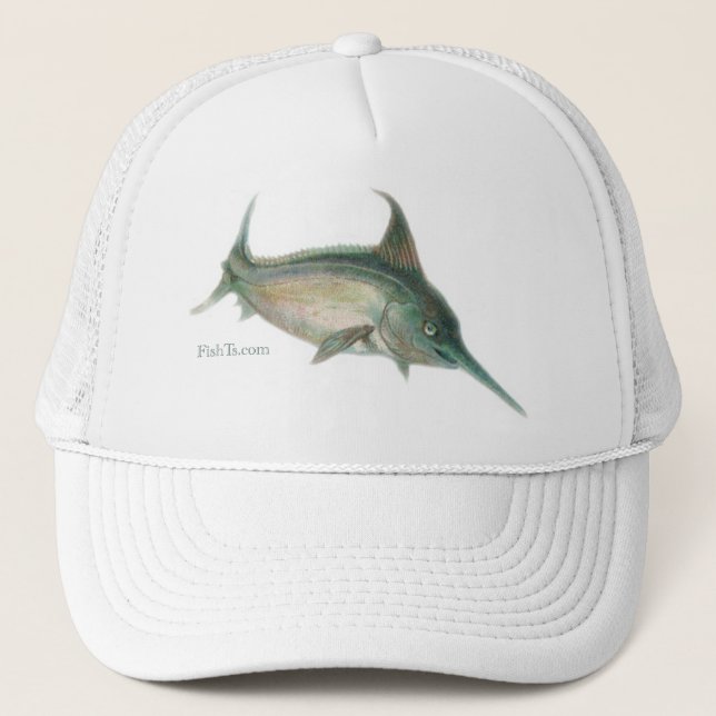 Oldschool style saltwater design trucker hat (Front)