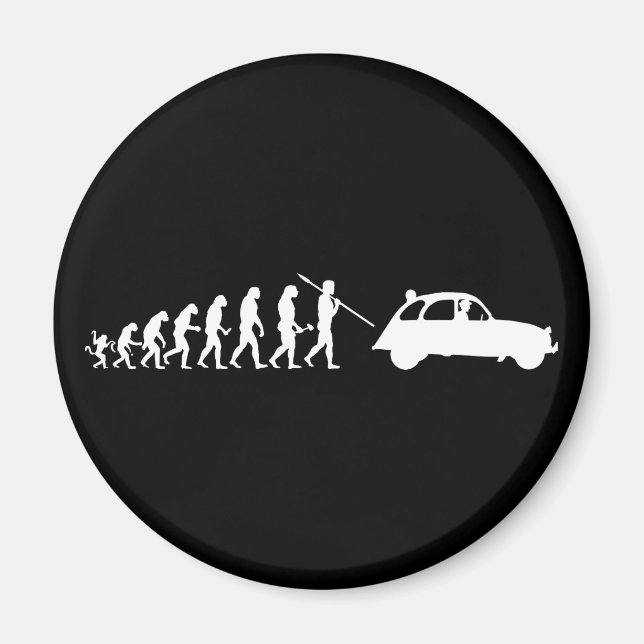 Oldtimer 2CV Evolution Magnet (Front)