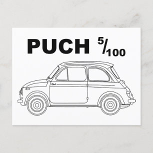 Oldtimer Austria Steiermark Steyr Puch 500 Postcard
