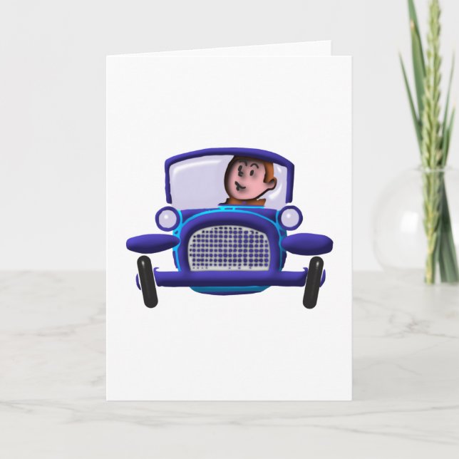 Oldtimer Auto car Card (Front)