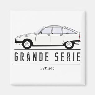 Oldtimer Citroen GS Frankreich Grande Serie Magnet