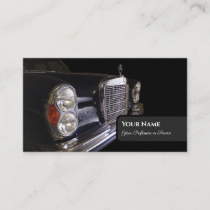 Oldtimer Mercedes Benz historic car restaurator Business Card
