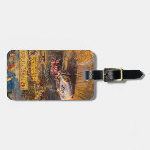Oldtimer race luggage tag