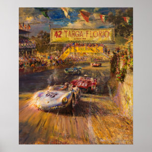 Oldtimer race poster