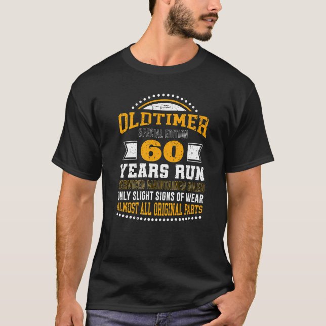 Oldtimer Special Edition 60 Years 60th Birthday Ca T-Shirt (Front)