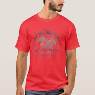 Ole Bill Orchards Hard-Ripened Vintage Crate Stamp T-Shirt