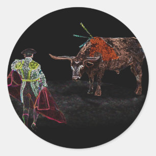 Ole Matador Classic Round Sticker