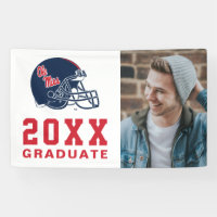 Ole Miss Football Helmet | Dark Blue