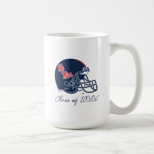 Ole Miss Football Helmet   Dark Blue Coffee Mug
