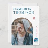 Ole Miss Football Helmet | Light Blue