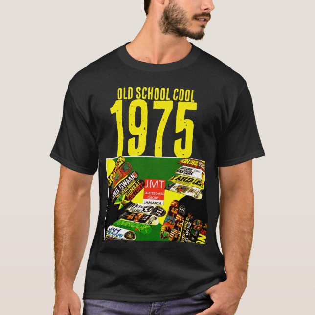 OLE SCHOOL COOL 1975 Basic Dark T-Shirt (Front)
