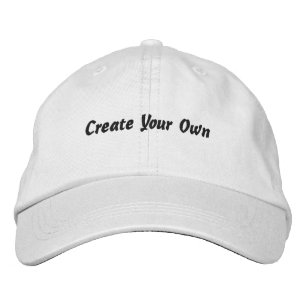 Ole Script Font Black Colour Create Your Own Embroidered Hat