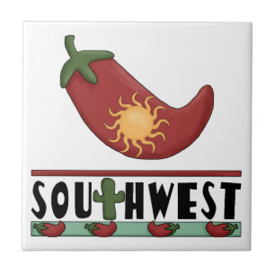 Ole! Sun Stuffed Red Chilli Pepper - Chile Relleno Tile