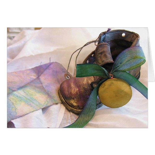 Ole Time Baby Shoe & Locket (Front Horizontal)