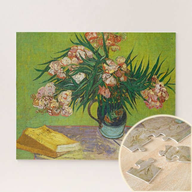 Oleanders by Vincent van Gogh, Art Jigsaw Puzzle (Creator Uploaded)