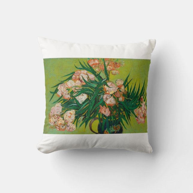 Oleanders by Vincent van Gogh Cushion (Front)