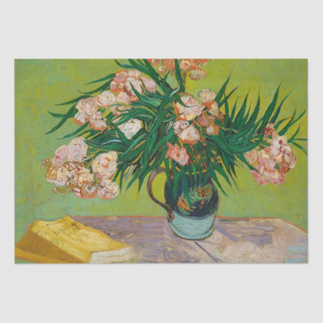 Oleanders by Vincent Van Gogh Decoupage Tissue Paper (Front)