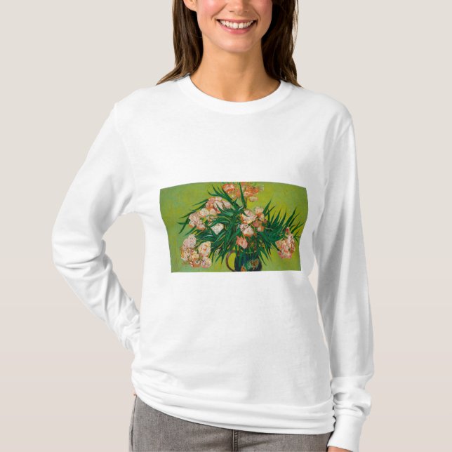 Oleanders by Vincent van Gogh T-Shirt (Front)