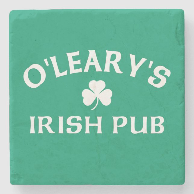 O'Leary's Irish Pub Stone Coaster (Front)