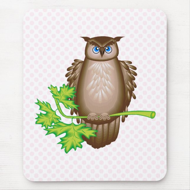 Oleg Owl Mouse Pad (Front)