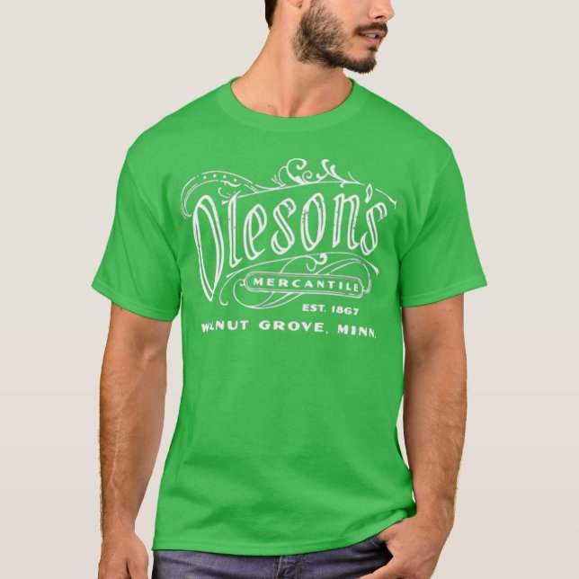 Oleson's Mercantile - Little House on the Prairie T-Shirt (Front)