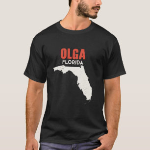 Olga Florida USA State America Travel Floridian T-Shirt