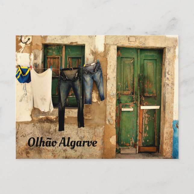 Olhao Doorway Postcard (Front)