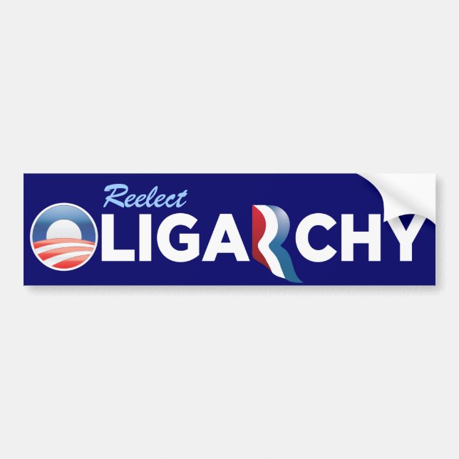 Oligarchy 2012 Bumper Sticker (Front)