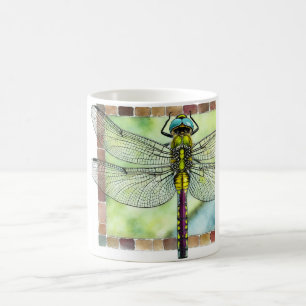Oligoclada Dragonfly 100924IREF239 - Watercolor Coffee Mug