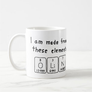 Olin periodic table name mug