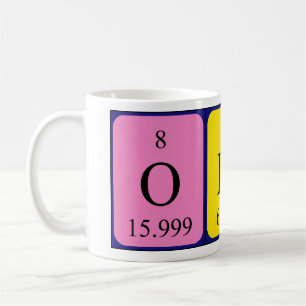Olin periodic table name mug