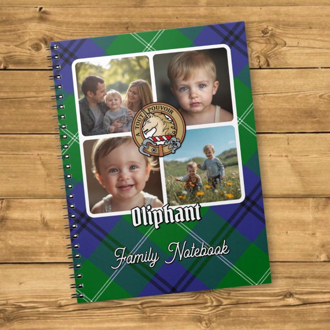 Oliphant Family Photo Collage Notebook (Creator Uploaded)