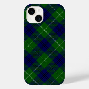 Oliphant tartan blue green plaid Case-Mate iPhone 14 case