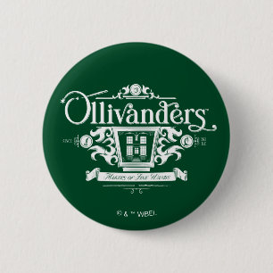 OLIVANDERS™ Makers of Fine Wands 6 Cm Round Badge