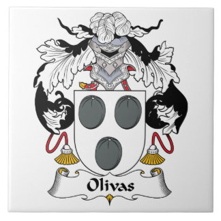 Olivas Family Crest Tile