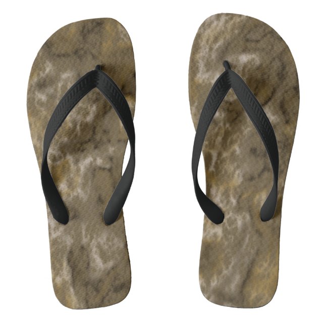 Olive Abstract Jandals (Footbed)