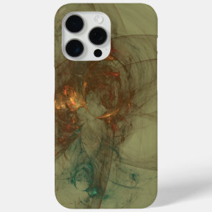 olive and gold abstract iPhone 15 pro max case