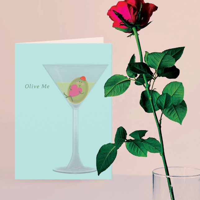 Olive and Martini Valentine's Day Card (Creator Uploaded)