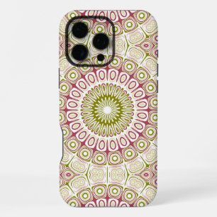 Olive and Rose Mandala Pattern iPhone 16 Pro Max Case