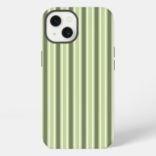 Olive and white candy stripes Case-Mate iPhone cas 13 Case