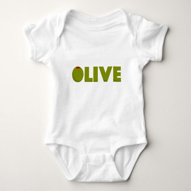 Olive Baby Bodysuit (Front)